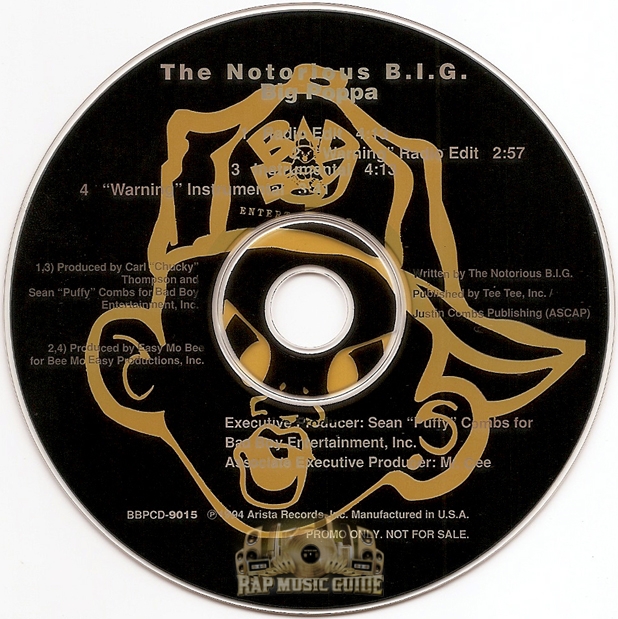 Notorious B.I.G. - Big Poppa: Promo, Single. CD | Rap Music Guide